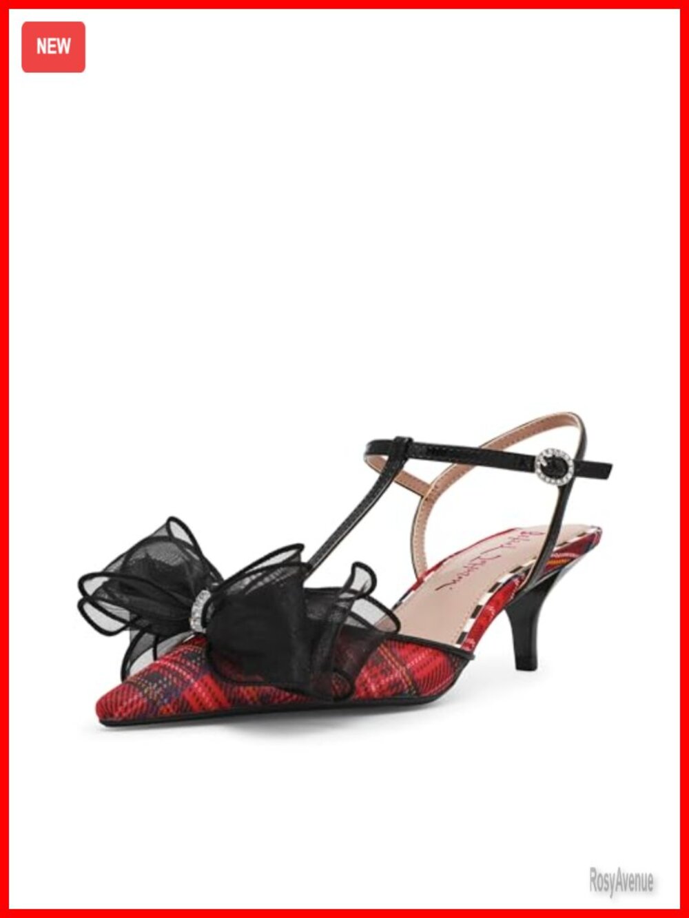 Betsey Johnson Lillyan Pointed Toe Kitten Heel Pump